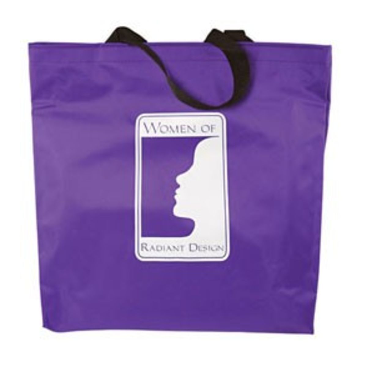 Nylon Tote w/Gusset (13"x14"x3")
