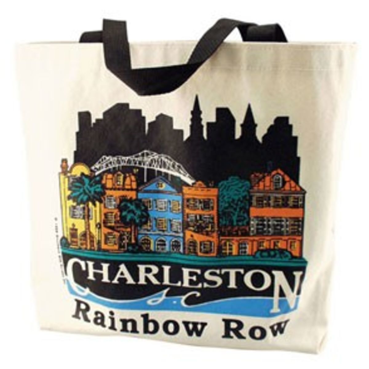 Natural Canvas Tote w/Gusset (13"x14"x3")