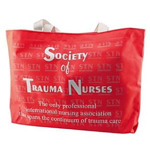 Nylon Tote Bag w/Gusset (14"x11"x3")