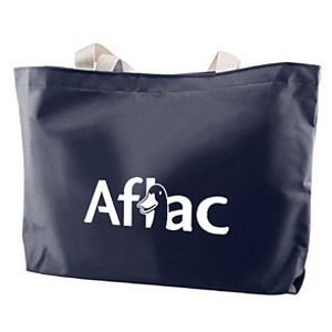 Nylon Tote Bag w/Gusset (14"x11"x3")