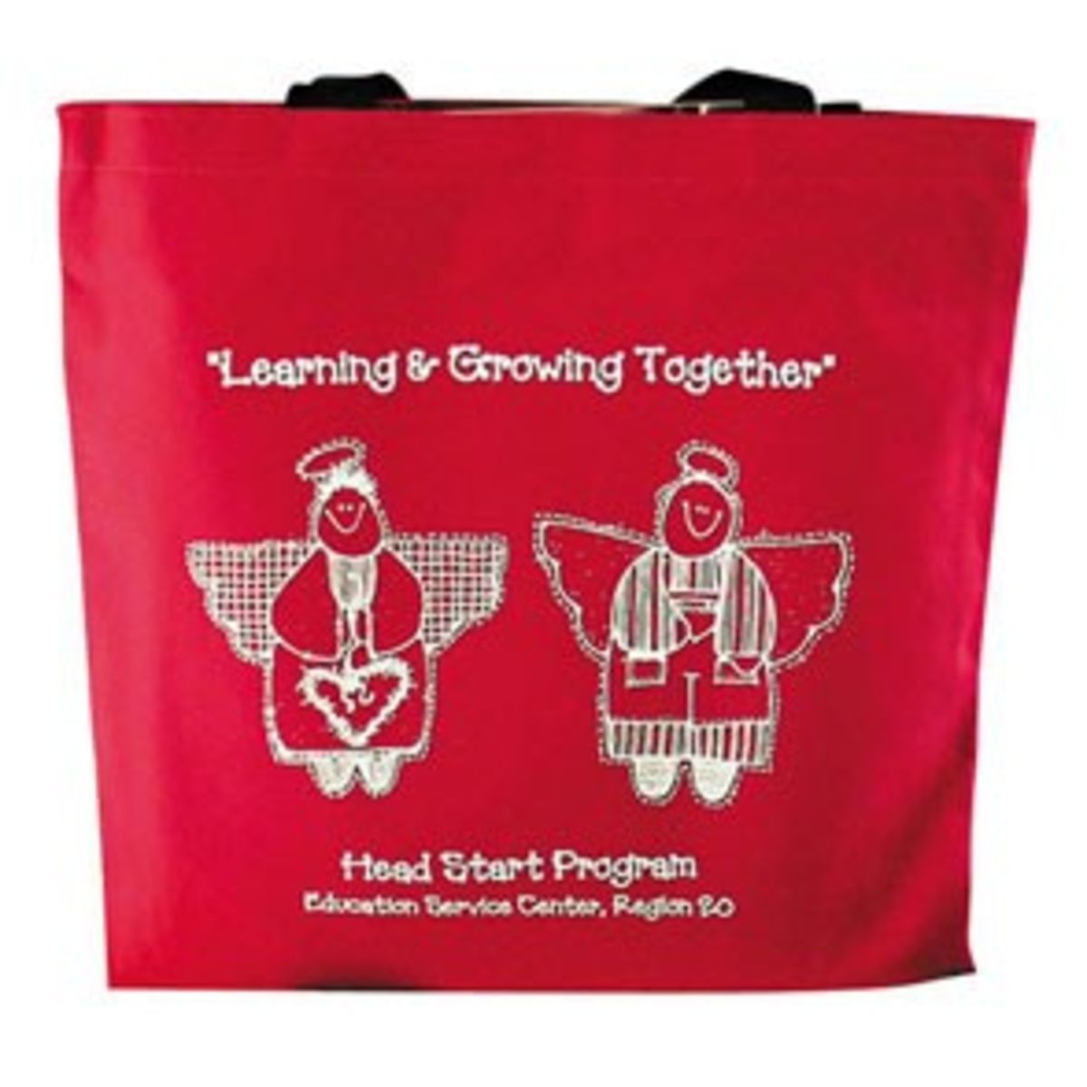 Colored Canvas Flat Tote Bag (14"x14")