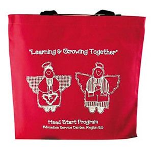 Colored Canvas Flat Tote Bag (14"x14")