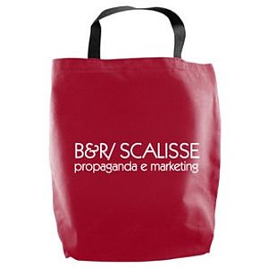 Jumbo Colored Canvas Tote Bag w/Gusset (12"x17"x6")