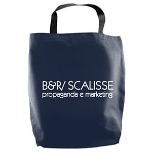 Jumbo Colored Canvas Tote Bag w/Gusset (12"x17"x6")