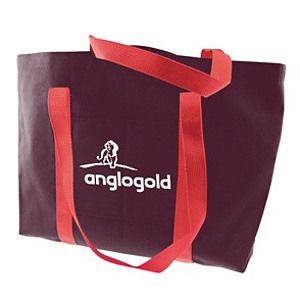 Colored Canvas Tote w/Gusset & Small Pocket (14"x11"x3")