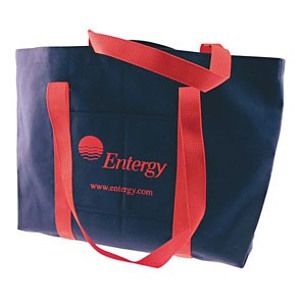 Colored Canvas Tote w/Gusset & Small Pocket (14"x11"x3")