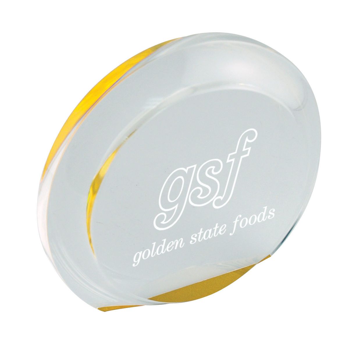 Round Halo Acrylic Award