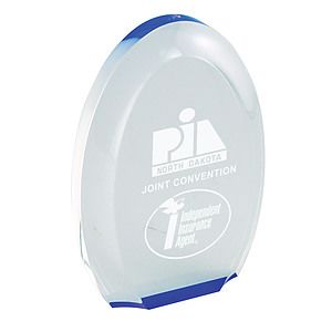 Oval Halo Acrylic Award