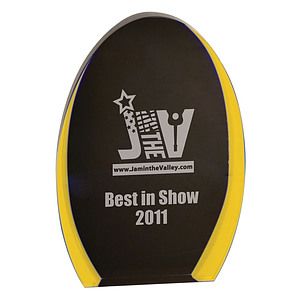 Luminary Acrylic Oval Award