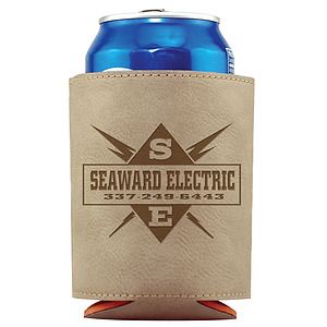 Leatherette Can Cooler