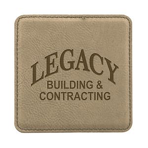 Leatherette Coaster