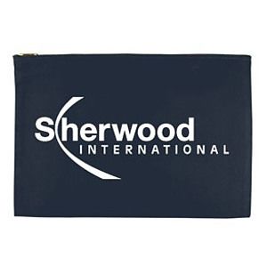10 Oz. Colored Canvas Deluxe Zippered Portfolio