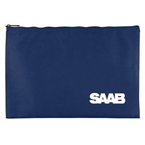 10 Oz. Colored Canvas Zippered Portfolio
