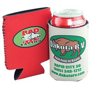 Pocket Pal Neoprene Beverage Insulator w/4-Color Process