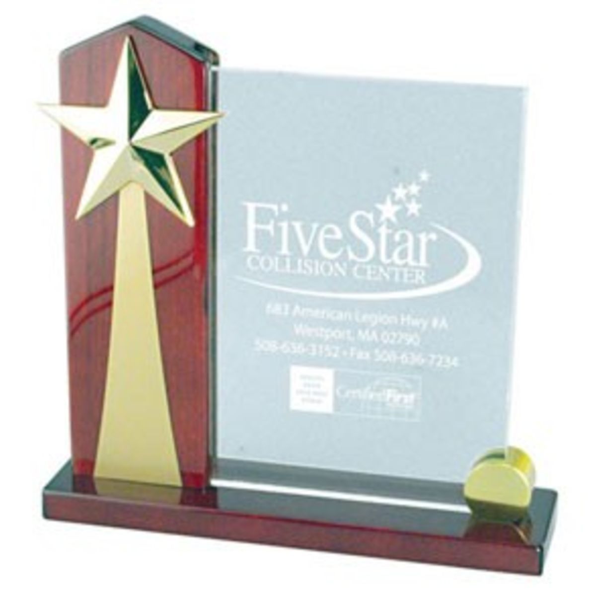 Rising Star Acrylic Award (9"x8 1/2")