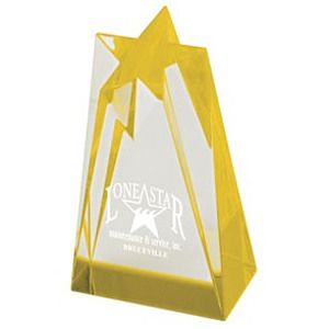 Sculpted Star Acrylic Award (3 1/2"x6")