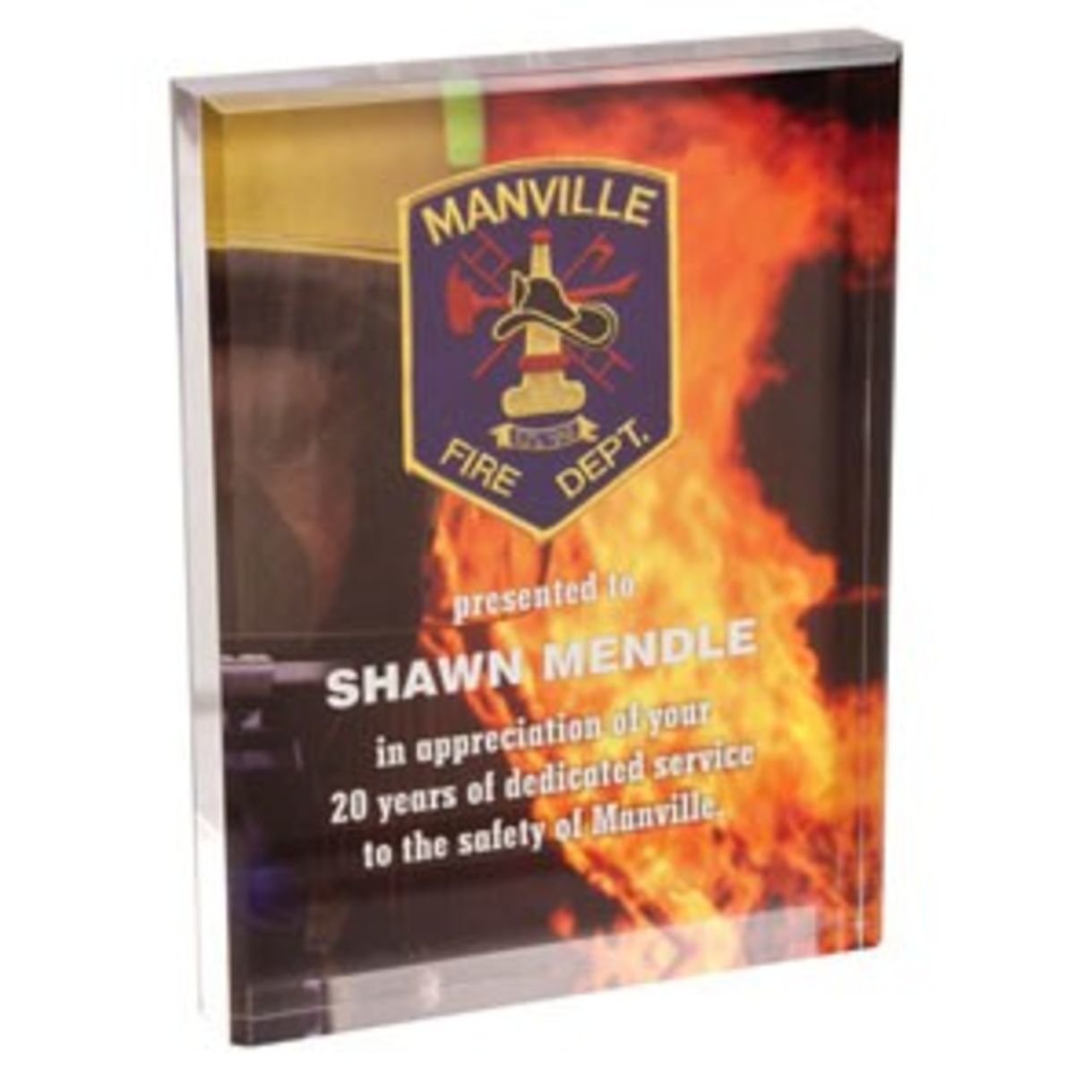 4 Color Process Acrylic Rectangle Award