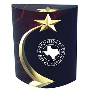 Shooting Star Marblelized Award