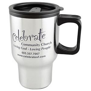 16 Oz. Stainless Steel Travel Mug