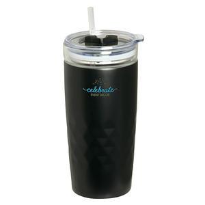 Montego 600 Ml. (20 Fl. Oz.) Travel Tumbler With Straw
