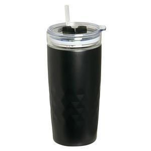 Montego 600 Ml. (20 Fl. Oz.) Travel Tumbler With Straw