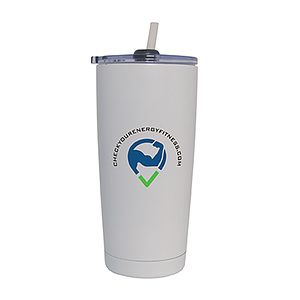 Revelstoke 600 Ml. (20 Fl. Oz.) Tumbler With Straw