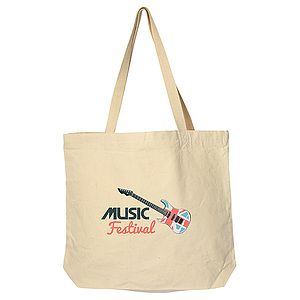 Valkaz Cotton Tote With Zipper - Standard