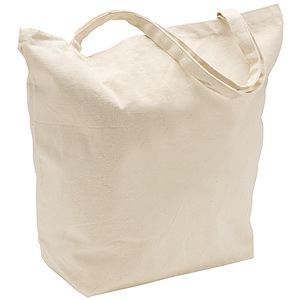 12 oz Cotton Canvas Tote Bag: 20" W x 17.5" H - Standard