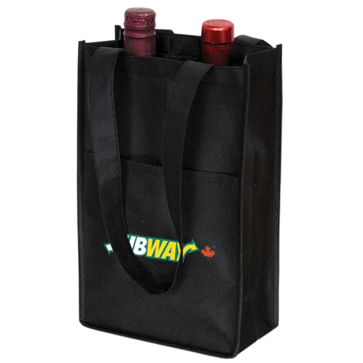 Non Woven Two Bottle Wine Bag