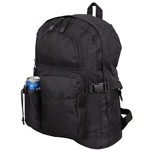 Backpack: 3 Zippered Compartments