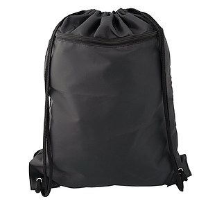 Drawstring Backpack: Front Zippered Pocket