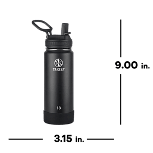 Takeya 18 Oz. Actives Water Bottle W/ Straw Lid