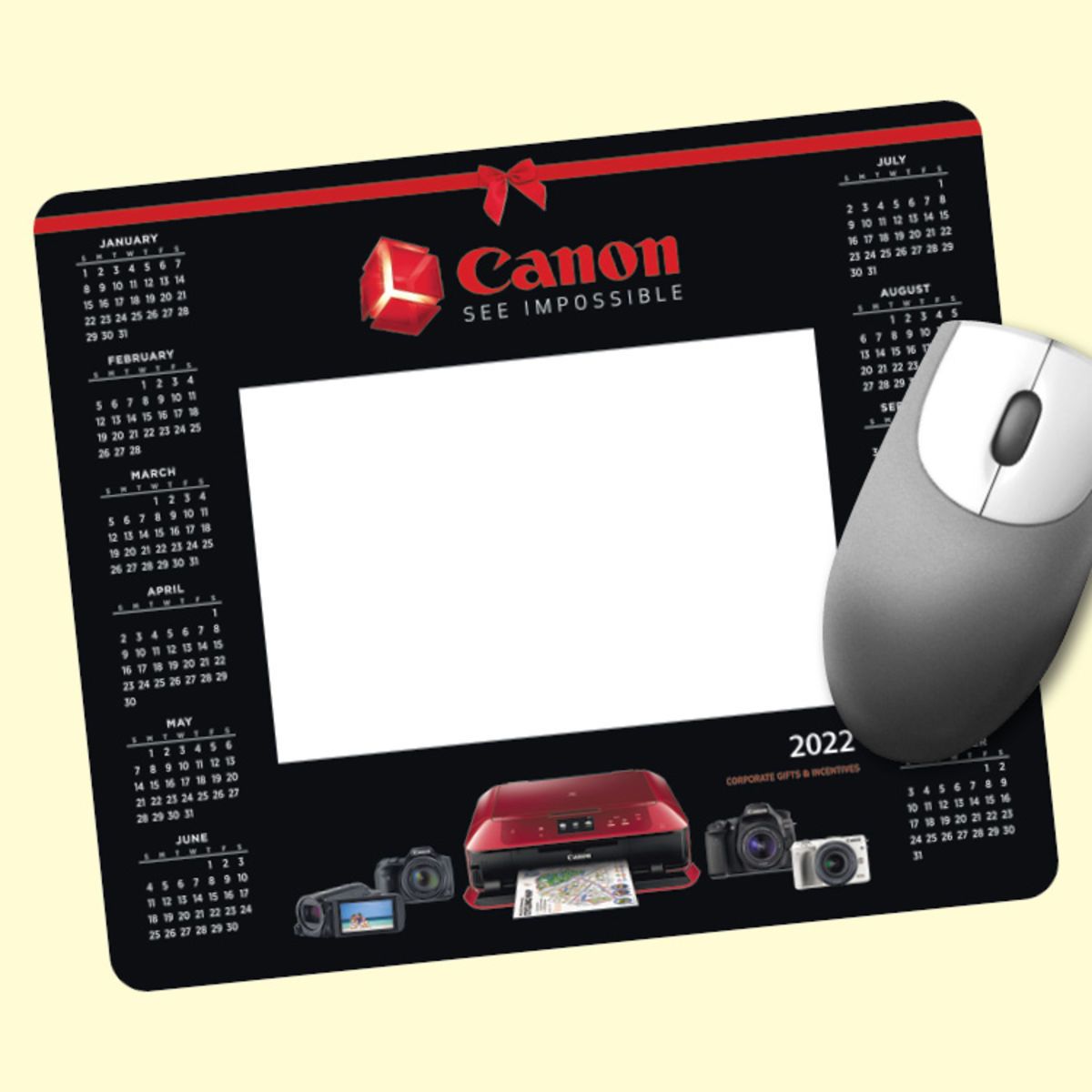 Frame it Flex Duratec 8x9 5x18 Windowphoto Calendar Mouse Pad