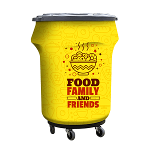 Trash Can Cover - 55 Gallon Size