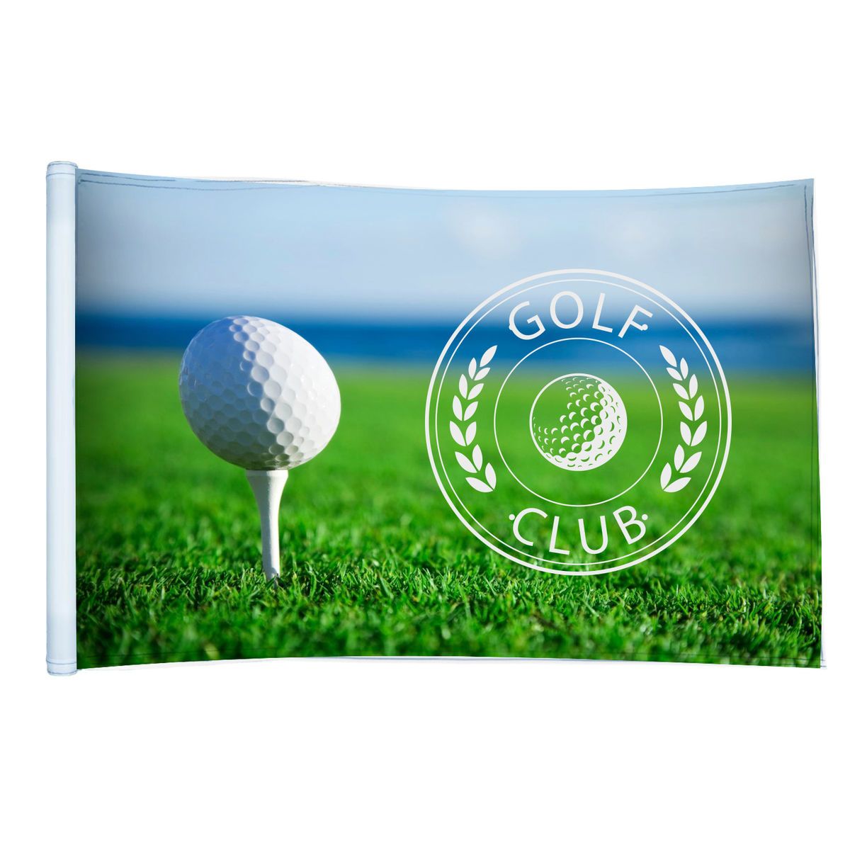 14"x20" Double-Side Imprint Golf Flag