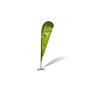 15ft Teardrop Shape Feather Flag Kit - 2 Side Imprint