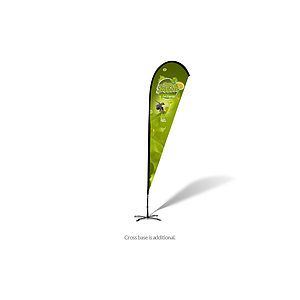 15ft Teardrop Feather Flag- Double-Side Imprint -Fabric Only