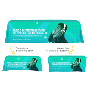 6' to 8' Economy Convertible Table Cover