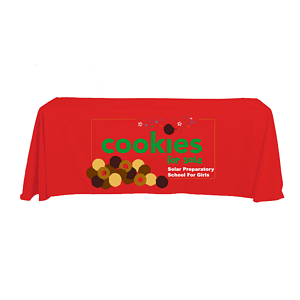 8ft Eco-Friendly Sustainable Fabric Non-Fitted Table Cover