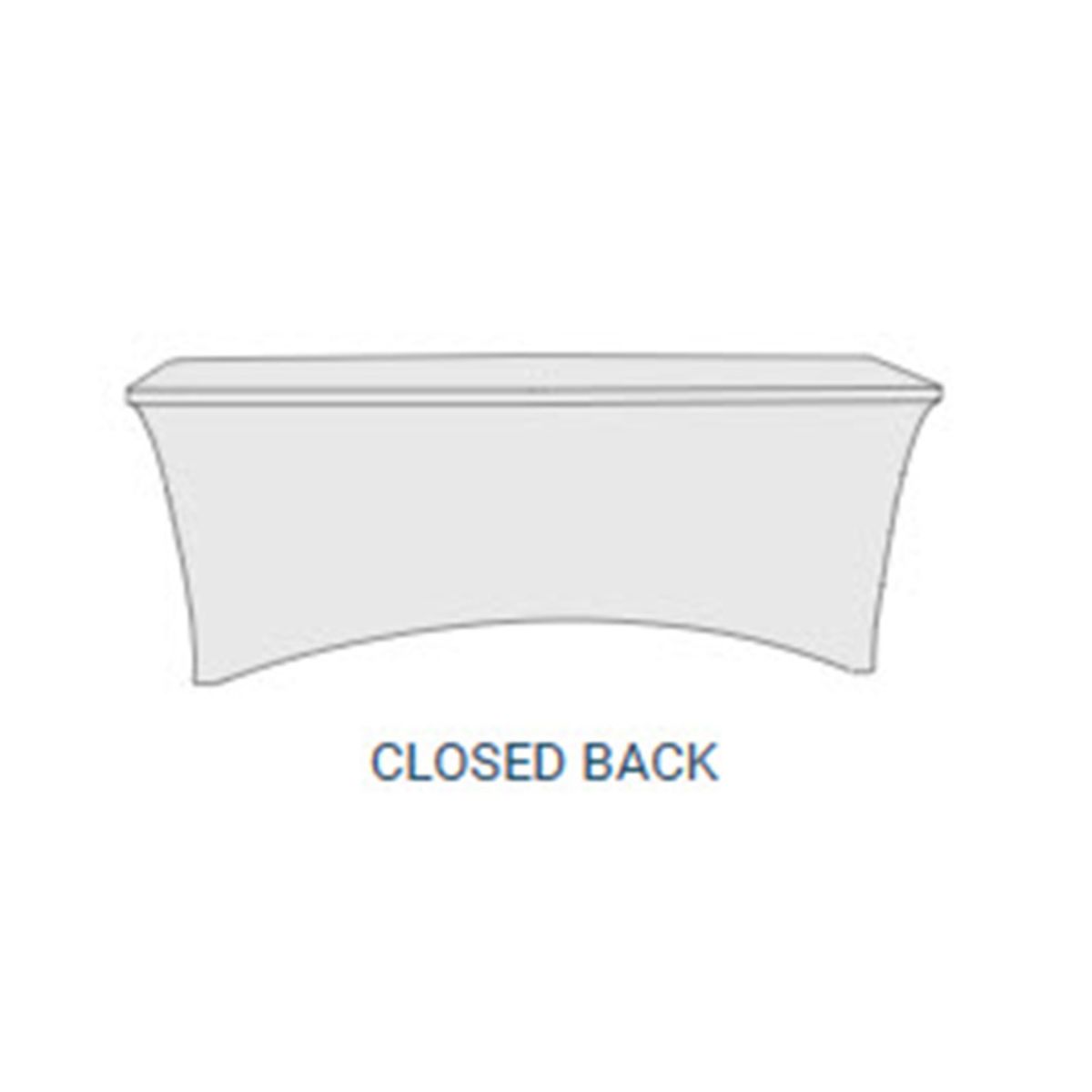 8ft Premium Fitted Stretch Table Cover