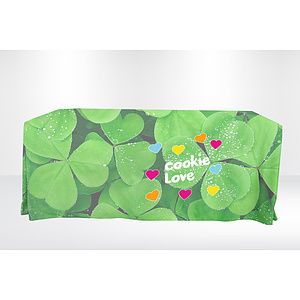8ft Eco-Friendly Sustainable Fabric Pleated Table Cover