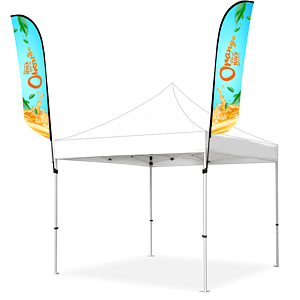 12ft Tent Post Feather Flags
