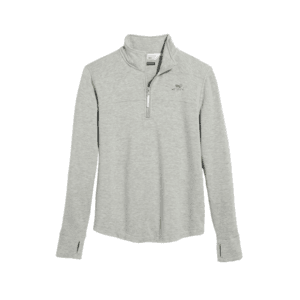 Vineyard Vines Women's Blank Dream cloth Shep Quarter-Zip - Grey only