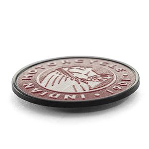 3D Texture Print Lapel Pins w/ Magnet Backing