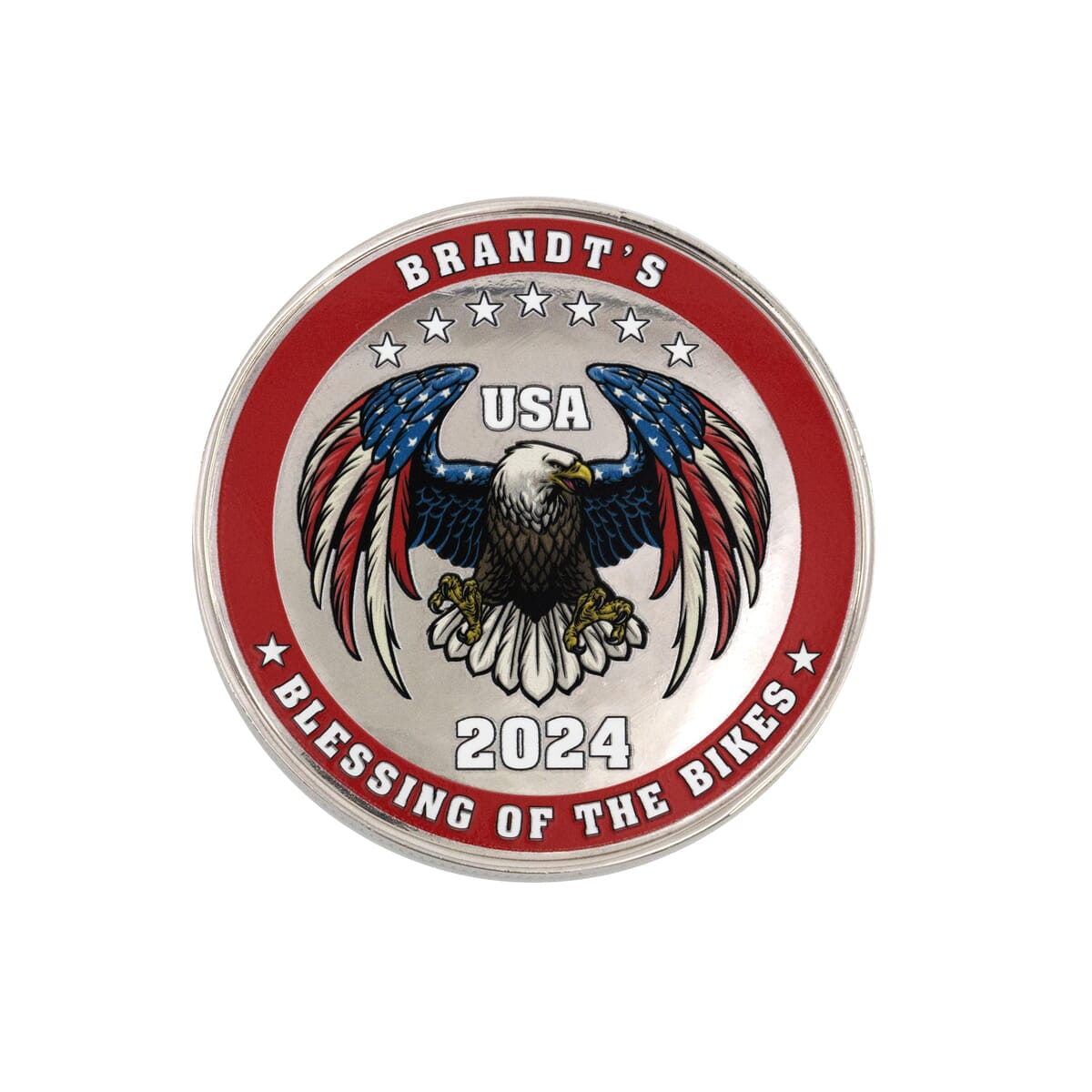2" Speed Challenge Coin Coin Edge w/ 3D Texture Print