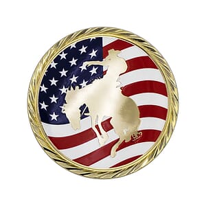1.75" Speed Challenge Coin Oblique Edge w/ 3D Texture Print