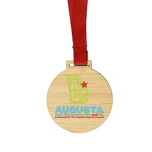 Custom Bamboo Medals Full Color (2-1/2")