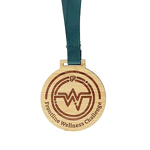Custom Bamboo Medals Engraved (2.5")