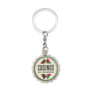 Bottle Cap Keychain - Full Color Dome