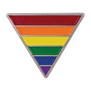 Rainbow Triangle Pride Lapel Pin